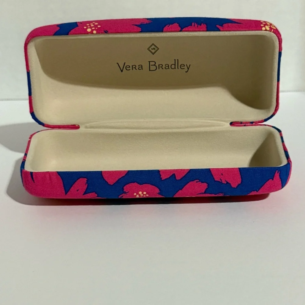 Vera Bradley Floral Blue and Pink Women's Accessory Case